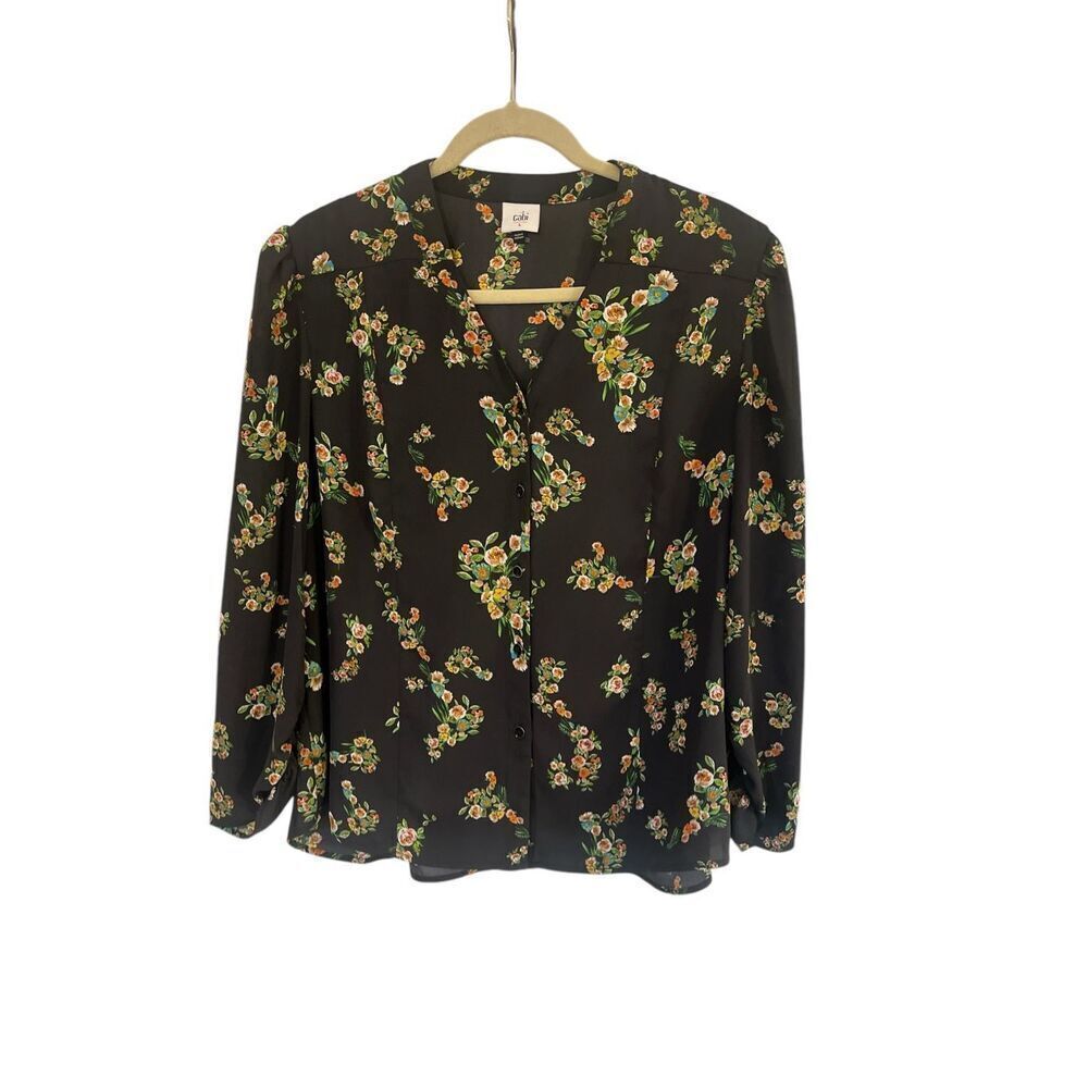 Cabi Ovation Blouse Floral Style 4534 Sz L